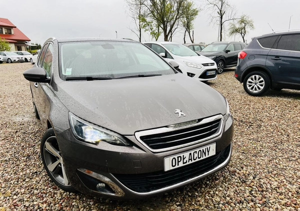 Peugeot 308 cena 38300 przebieg: 177000, rok produkcji 2015 z Ostrołęka małe 529